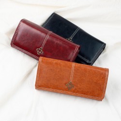 New ladies wallet retro purse women's multi-card purse
