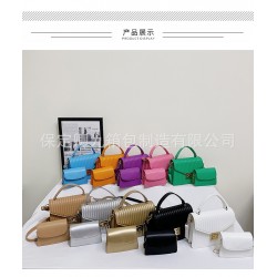 2022 spring and summer new women's bag embroidered wire pack two-piece bag shoulder bag Messenger bag handbag 