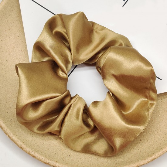 100% mulberry silk solid color real silk large handmade high quality hair tie hair accessories