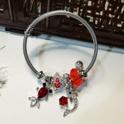  Crystal fashion DYI pearl jewelry New bracelet female cartoon cute student bracelet girlfriends wholesale