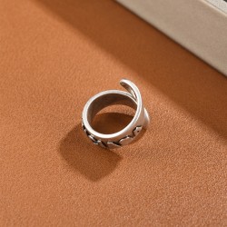  Gold plating retro rings Couples fashion unisex irregular ring 
