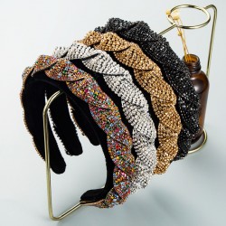  Trendy gorgeous rhinestone hair hoop