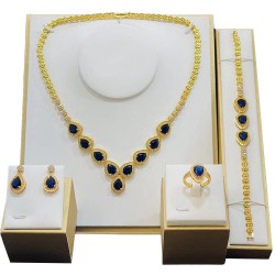  Luxury super -flashing jewelry set four-piece Jewelry
