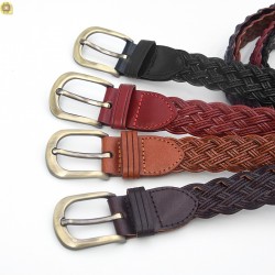 Belt female lady leather belt handmade Korean version of casual versatile minimalist pants belt wholesale one generation
