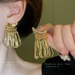 Real gold electroplated fashion earring