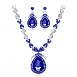 Two-piece diamond bride's necklace