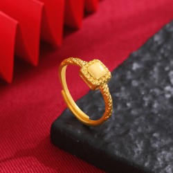INS Xiaocheng Sand Gold Ring Light Luxury High -Level Level of Small Red Book Spossion Women's Women's Combination Simple Trend Trend