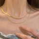 سلسلة الأفعى الأوروبية والأمريكية متعددة الاستخدامات سلسلة الأفعى سلسلة مزدوجة الطبقة قلادة أنثى متخصصة على الإنترنت سلسلة الأفعى الأوروبية والأمريكية متعددة الاستخدامات سلسلة الأفعى سلسلة مزدوجة الطبقة قلادة أنثى متخصصة على الإنترنت