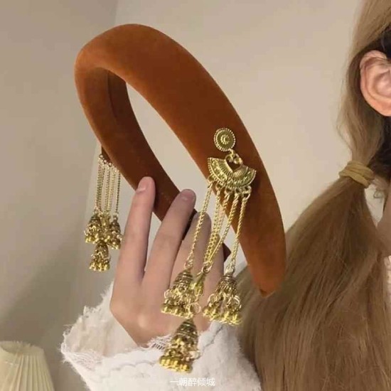 Ling Qingyunyuan Vervament Retro Thrib Style New Chinese Style Tassel Velvet Veachblege Hight end Ling Qingyunyuan Vervament Retro Thrib Style New Chinese Style Tassel Velvet Veachblege Hight end
