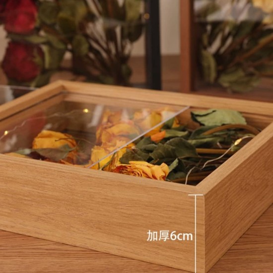 الخشب الصلب مزدوج الوجه الشفافة DIY مجفف زهرة المنزل ديكور سطح المكتب العائمة مربع DRY FLOWE الخشب الصلب مزدوج الوجه الشفافة DIY مجفف زهرة المنزل ديكور سطح المكتب العائمة مربع DRY FLOWE