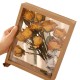 الخشب الصلب مزدوج الوجه الشفافة DIY مجفف زهرة المنزل ديكور سطح المكتب العائمة مربع DRY FLOWE الخشب الصلب مزدوج الوجه الشفافة DIY مجفف زهرة المنزل ديكور سطح المكتب العائمة مربع DRY FLOWE