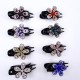 نمط جديد من قصاصات حشائش Rhinestone مع الماس والزهور مقطع أفقي رائع ومشبك الشعر الأنيق من ثلاثة أسنان للنساء نمط جديد من قصاصات حشائش Rhinestone مع الماس والزهور مقطع أفقي رائع ومشبك الشعر الأنيق من ثلاثة أسنان للنساء