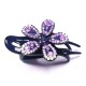 نمط جديد من قصاصات حشائش Rhinestone مع الماس والزهور مقطع أفقي رائع ومشبك الشعر الأنيق من ثلاثة أسنان للنساء نمط جديد من قصاصات حشائش Rhinestone مع الماس والزهور مقطع أفقي رائع ومشبك الشعر الأنيق من ثلاثة أسنان للنساء
