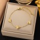 [المنتج الساخن عبر الحدود] New Chinese Style Cold Style Love Neckled Titanium Steel Necklace بدون تلاشي لون ومجموعة متعددة الاستخدامات