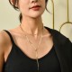 نمط جديد من الشخصية والمزاج ، سلسلة سترة سترة الأفعى السميكة من التيتانيوم الأوروبية والأمريكية للنساء ، اتجاه سلسلة الشفرة البسيطة نمط جديد من الشخصية والمزاج ، سلسلة سترة سترة الأفعى السميكة من التيتانيوم الأوروبية والأمريكية للنساء ، اتجاه سلسلة الشفرة البسيطة