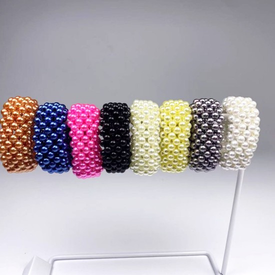 Pearl Hair Circle النسخة الكورية من الإنترنت المشاهير Super Fairy Haird Rope Pure Handmade Women's Hair Rope Bontail Band Band Band Band Band Band Band Pearl Hair Circle النسخة الكورية من الإنترنت المشاهير Super Fairy Haird Rope Pure Handmade Women's Hair Rope Bontail Band Band Band Band Band Band Band