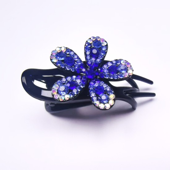 نمط جديد من قصاصات حشائش Rhinestone مع الماس والزهور مقطع أفقي رائع ومشبك الشعر الأنيق من ثلاثة أسنان للنساء نمط جديد من قصاصات حشائش Rhinestone مع الماس والزهور مقطع أفقي رائع ومشبك الشعر الأنيق من ثلاثة أسنان للنساء