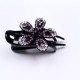 نمط جديد من قصاصات حشائش Rhinestone مع الماس والزهور مقطع أفقي رائع ومشبك الشعر الأنيق من ثلاثة أسنان للنساء نمط جديد من قصاصات حشائش Rhinestone مع الماس والزهور مقطع أفقي رائع ومشبك الشعر الأنيق من ثلاثة أسنان للنساء