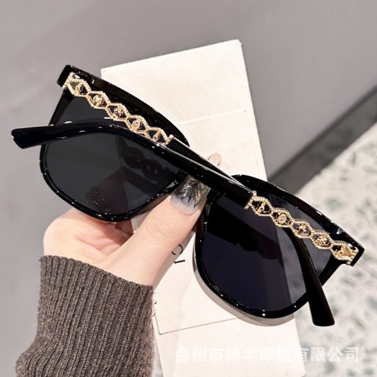 2025 New Temple Metal Square Frame Mashing Grasses for Women Develing Contensing Propoysile Grasses Style and Spratrant Style 2025 New Temple Metal Square Frame Mashing Grasses for Women Develing Contensing Propoysile Grasses Style and Spratrant Style