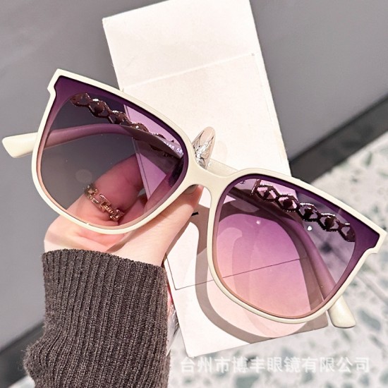 2025 New Temple Metal Square Frame Mashing Grasses for Women Develing Contensing Propoysile Grasses Style and Spratrant Style 2025 New Temple Metal Square Frame Mashing Grasses for Women Develing Contensing Propoysile Grasses Style and Spratrant Style