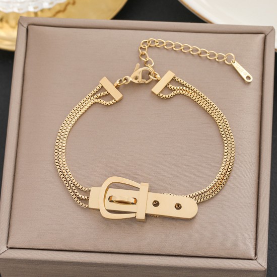Meichen 100 Style Bracelets European and American 18K Gold Gold Longeparing Titanium Steel’s Women's Women Simple and Propealized Fashion Massion Jewelry Meichen 100 Style Bracelets European and American 18K Gold Gold Longeparing Titanium Steel’s Women's Women Simple and Propealized Fashion Massion Jewelry