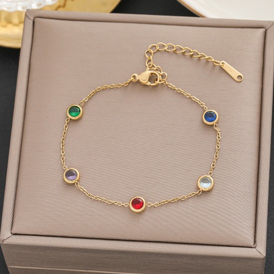 Meichen 100 Style Bracelets European and American 18K Gold Gold Longeparing Titanium Steel’s Women's Women Simple and Propealized Fashion Massion Jewelry Meichen 100 Style Bracelets European and American 18K Gold Gold Longeparing Titanium Steel’s Women's Women Simple and Propealized Fashion Massion Jewelry
