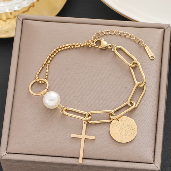 Meichen 100 Style Bracelets European and American 18K Gold Gold Longeparing Titanium Steel’s Women's Women Simple and Propealized Fashion Massion Jewelry Meichen 100 Style Bracelets European and American 18K Gold Gold Longeparing Titanium Steel’s Women's Women Simple and Propealized Fashion Massion Jewelry