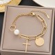 Meichen 100 Style Bracelets European and American 18K Gold Gold Longeparing Titanium Steel’s Women's Women Simple and Propealized Fashion Massion Jewelry Meichen 100 Style Bracelets European and American 18K Gold Gold Longeparing Titanium Steel’s Women's Women Simple and Propealized Fashion Massion Jewelry