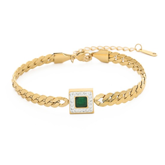 Meichen 100 Style Bracelets European and American 18K Gold Gold Longeparing Titanium Steel’s Women's Women Simple and Propealized Fashion Massion Jewelry Meichen 100 Style Bracelets European and American 18K Gold Gold Longeparing Titanium Steel’s Women's Women Simple and Propealized Fashion Massion Jewelry