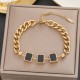 Meichen 100 Style Bracelets European and American 18K Gold Gold Longeparing Titanium Steel’s Women's Women Simple and Propealized Fashion Massion Jewelry Meichen 100 Style Bracelets European and American 18K Gold Gold Longeparing Titanium Steel’s Women's Women Simple and Propealized Fashion Massion Jewelry