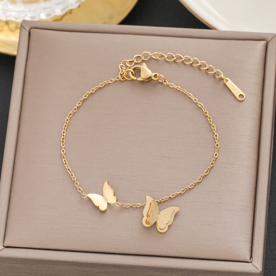 Meichen 100 Style Bracelets European and American 18K Gold Gold Longeparing Titanium Steel’s Women's Women Simple and Propealized Fashion Massion Jewelry Meichen 100 Style Bracelets European and American 18K Gold Gold Longeparing Titanium Steel’s Women's Women Simple and Propealized Fashion Massion Jewelry