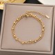 Meichen 100 Style Bracelets European and American 18K Gold Gold Longeparing Titanium Steel’s Women's Women Simple and Propealized Fashion Massion Jewelry Meichen 100 Style Bracelets European and American 18K Gold Gold Longeparing Titanium Steel’s Women's Women Simple and Propealized Fashion Massion Jewelry
