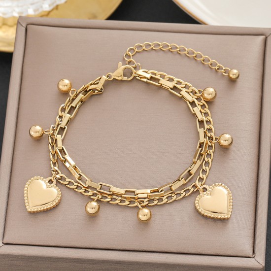 Meichen 100 Style Bracelets European and American 18K Gold Gold Longeparing Titanium Steel’s Women's Women Simple and Propealized Fashion Massion Jewelry Meichen 100 Style Bracelets European and American 18K Gold Gold Longeparing Titanium Steel’s Women's Women Simple and Propealized Fashion Massion Jewelry