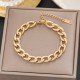 Meichen 100 Style Bracelets European and American 18K Gold Gold Longeparing Titanium Steel’s Women's Women Simple and Propealized Fashion Massion Jewelry Meichen 100 Style Bracelets European and American 18K Gold Gold Longeparing Titanium Steel’s Women's Women Simple and Propealized Fashion Massion Jewelry