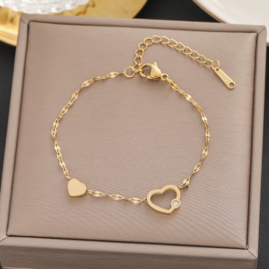 Meichen 100 Style Bracelets European and American 18K Gold Gold Longeparing Titanium Steel’s Women's Women Simple and Propealized Fashion Massion Jewelry Meichen 100 Style Bracelets European and American 18K Gold Gold Longeparing Titanium Steel’s Women's Women Simple and Propealized Fashion Massion Jewelry