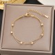 Meichen 100 Style Bracelets European and American 18K Gold Gold Longeparing Titanium Steel’s Women's Women Simple and Propealized Fashion Massion Jewelry Meichen 100 Style Bracelets European and American 18K Gold Gold Longeparing Titanium Steel’s Women's Women Simple and Propealized Fashion Massion Jewelry