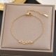 Meichen 100 Style Bracelets European and American 18K Gold Gold Longeparing Titanium Steel’s Women's Women Simple and Propealized Fashion Massion Jewelry Meichen 100 Style Bracelets European and American 18K Gold Gold Longeparing Titanium Steel’s Women's Women Simple and Propealized Fashion Massion Jewelry