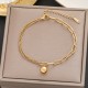 Meichen 100 Style Bracelets European and American 18K Gold Gold Longeparing Titanium Steel’s Women's Women Simple and Propealized Fashion Massion Jewelry Meichen 100 Style Bracelets European and American 18K Gold Gold Longeparing Titanium Steel’s Women's Women Simple and Propealized Fashion Massion Jewelry