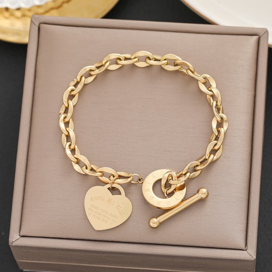 Meichen 100 Style Bracelets European and American 18K Gold Gold Longeparing Titanium Steel’s Women's Women Simple and Propealized Fashion Massion Jewelry Meichen 100 Style Bracelets European and American 18K Gold Gold Longeparing Titanium Steel’s Women's Women Simple and Propealized Fashion Massion Jewelry