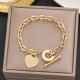 Meichen 100 Style Bracelets European and American 18K Gold Gold Longeparing Titanium Steel’s Women's Women Simple and Propealized Fashion Massion Jewelry Meichen 100 Style Bracelets European and American 18K Gold Gold Longeparing Titanium Steel’s Women's Women Simple and Propealized Fashion Massion Jewelry