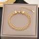 Meichen 100 Style Bracelets European and American 18K Gold Gold Longeparing Titanium Steel’s Women's Women Simple and Propealized Fashion Massion Jewelry Meichen 100 Style Bracelets European and American 18K Gold Gold Longeparing Titanium Steel’s Women's Women Simple and Propealized Fashion Massion Jewelry