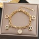 Meichen 100 Style Bracelets European and American 18K Gold Gold Longeparing Titanium Steel’s Women's Women Simple and Propealized Fashion Massion Jewelry Meichen 100 Style Bracelets European and American 18K Gold Gold Longeparing Titanium Steel’s Women's Women Simple and Propealized Fashion Massion Jewelry