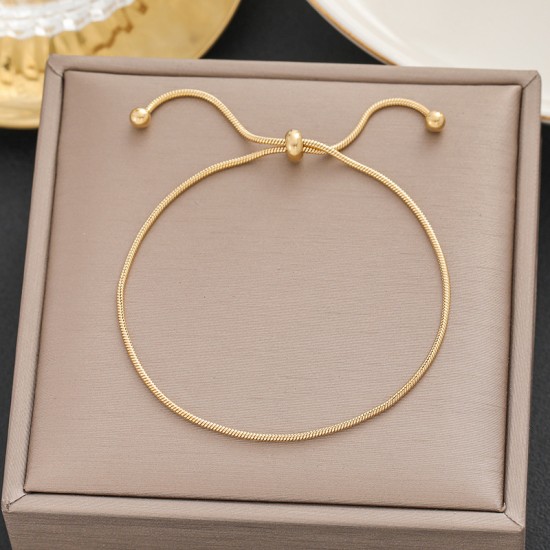 Meichen 100 Style Bracelets European and American 18K Gold Gold Longeparing Titanium Steel’s Women's Women Simple and Propealized Fashion Massion Jewelry Meichen 100 Style Bracelets European and American 18K Gold Gold Longeparing Titanium Steel’s Women's Women Simple and Propealized Fashion Massion Jewelry