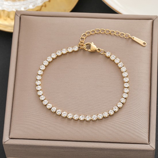 Meichen 100 Style Bracelets European and American 18K Gold Gold Longeparing Titanium Steel’s Women's Women Simple and Propealized Fashion Massion Jewelry Meichen 100 Style Bracelets European and American 18K Gold Gold Longeparing Titanium Steel’s Women's Women Simple and Propealized Fashion Massion Jewelry