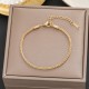 Meichen 100 Style Bracelets European and American 18K Gold Gold Longeparing Titanium Steel’s Women's Women Simple and Propealized Fashion Massion Jewelry Meichen 100 Style Bracelets European and American 18K Gold Gold Longeparing Titanium Steel’s Women's Women Simple and Propealized Fashion Massion Jewelry
