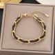 Meichen 100 Style Bracelets European and American 18K Gold Gold Longeparing Titanium Steel’s Women's Women Simple and Propealized Fashion Massion Jewelry Meichen 100 Style Bracelets European and American 18K Gold Gold Longeparing Titanium Steel’s Women's Women Simple and Propealized Fashion Massion Jewelry