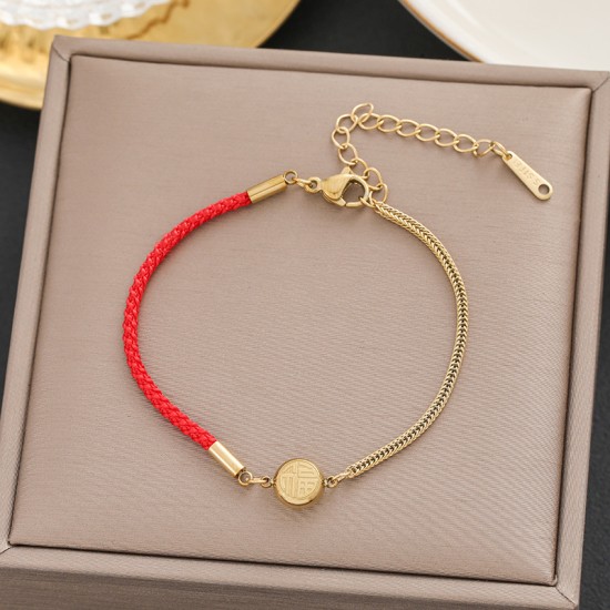 Meichen 100 Style Bracelets European and American 18K Gold Gold Longeparing Titanium Steel’s Women's Women Simple and Propealized Fashion Massion Jewelry Meichen 100 Style Bracelets European and American 18K Gold Gold Longeparing Titanium Steel’s Women's Women Simple and Propealized Fashion Massion Jewelry