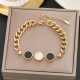 Meichen 100 Style Bracelets European and American 18K Gold Gold Longeparing Titanium Steel’s Women's Women Simple and Propealized Fashion Massion Jewelry Meichen 100 Style Bracelets European and American 18K Gold Gold Longeparing Titanium Steel’s Women's Women Simple and Propealized Fashion Massion Jewelry
