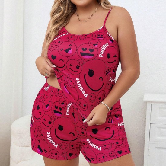شورت شورت أوروبي وأمريكي عبر الحدود الحجم الكبير بالإضافة إلى الدهون بالإضافة إلى الحجم من سمين المرأة بيجاما ملابس منزلية مجموعة غير رسمية فضفاضة ومريحة شورت شورت أوروبي وأمريكي عبر الحدود الحجم الكبير بالإضافة إلى الدهون بالإضافة إلى الحجم من سمين المرأة بيجاما ملابس منزلية مجموعة غير رسمية فضفاضة ومريحة