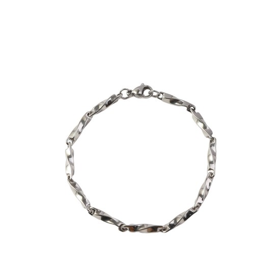 Mobius Ring Titanium Steel Bracelet Hip Hop New Style New Men's Titanium Steel Ins Twist Stick سلسلة جديدة من البذور البذور Mobius Ring Titanium Steel Bracelet Hip Hop New Style New Men's Titanium Steel Ins Twist Stick سلسلة جديدة من البذور البذور